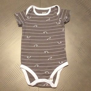 Carter’s Short Sleeve Onesie w/ Overlap Shoulder